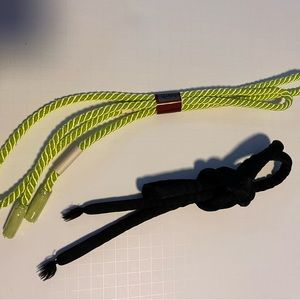 Oblijime /black/lime /2 pieces